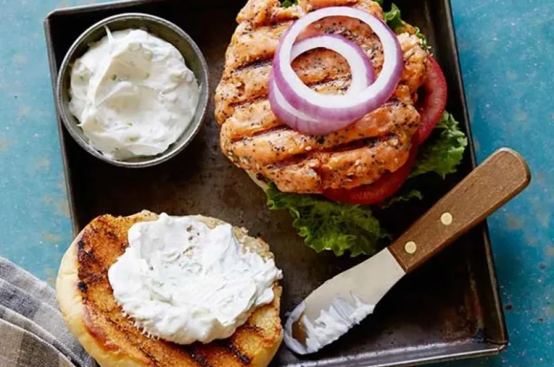 Rachael Ray Everything Salmon Burgers