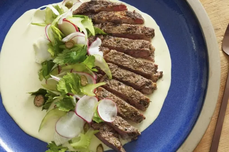 Michael Symon Grilled Ribeye Tonnato Sauce