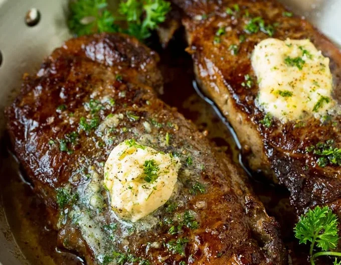Sirloin Steak with Garlic Butter