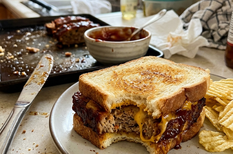Cracker Barrel Meatloaf Sandwich