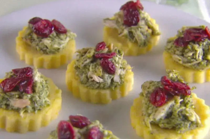 Polenta and Chicken Tartlets