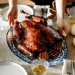 Roast Turkey with Cranberry Orange Glaze