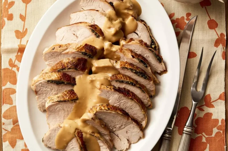 Instant Pot Thanksgiving Turkey Breast with Gravy