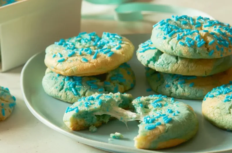 Marshmallow Stuffed Blizzard Cookies