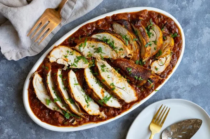 Spiced Turkey Breast with Persian Golden Prunes